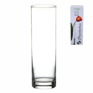 69877 VAZA STAKLENA FLORA-BOTANICA CILINDAR 26,5 cm