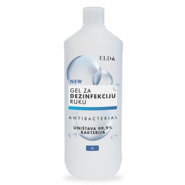 Gel za dezinfekciju ruku na bazi alkohola | pakiranje 1 litra - Hrvatski proizvo