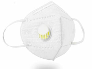 MASKA ZAŠTITNA FFP2 S VENTILOM, za odrasle, bijela