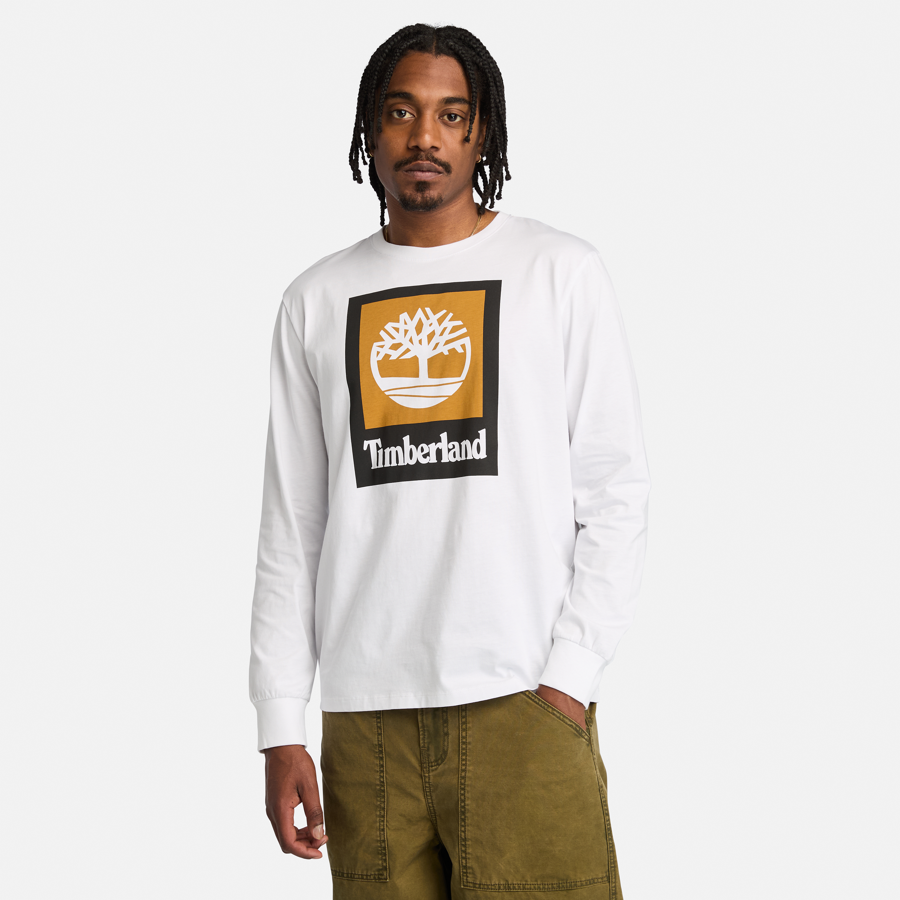 Timberland MUŠKA MAJICA DUGIH RUKAVA LS STACK LOGO COLORED M